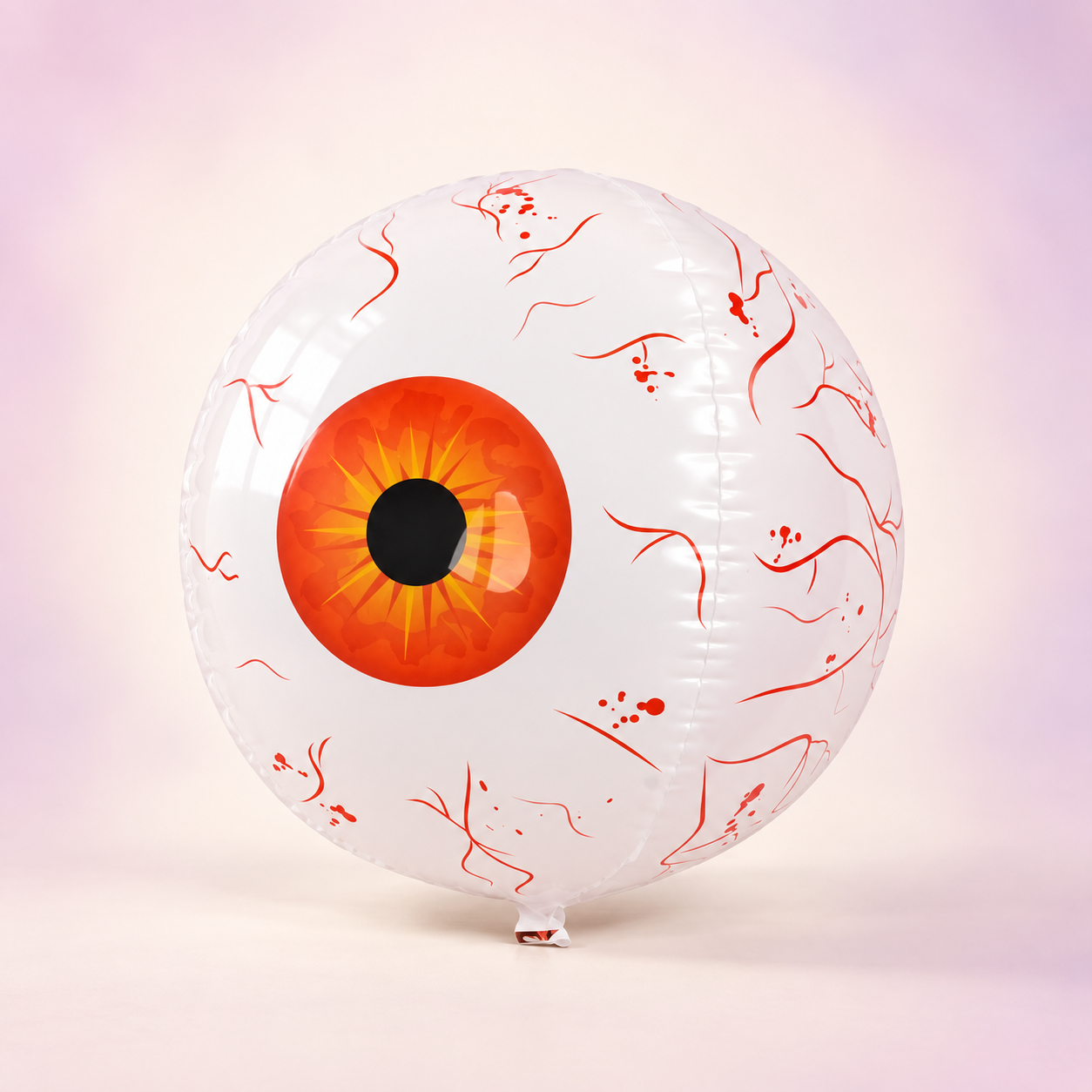 Red Eyeball Halloween Balloon — Primary view
