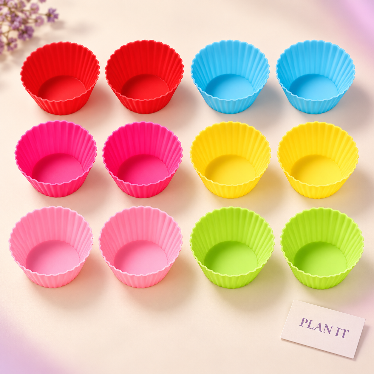 Reusable Cupcake Liners — Set of 12 — Primary view