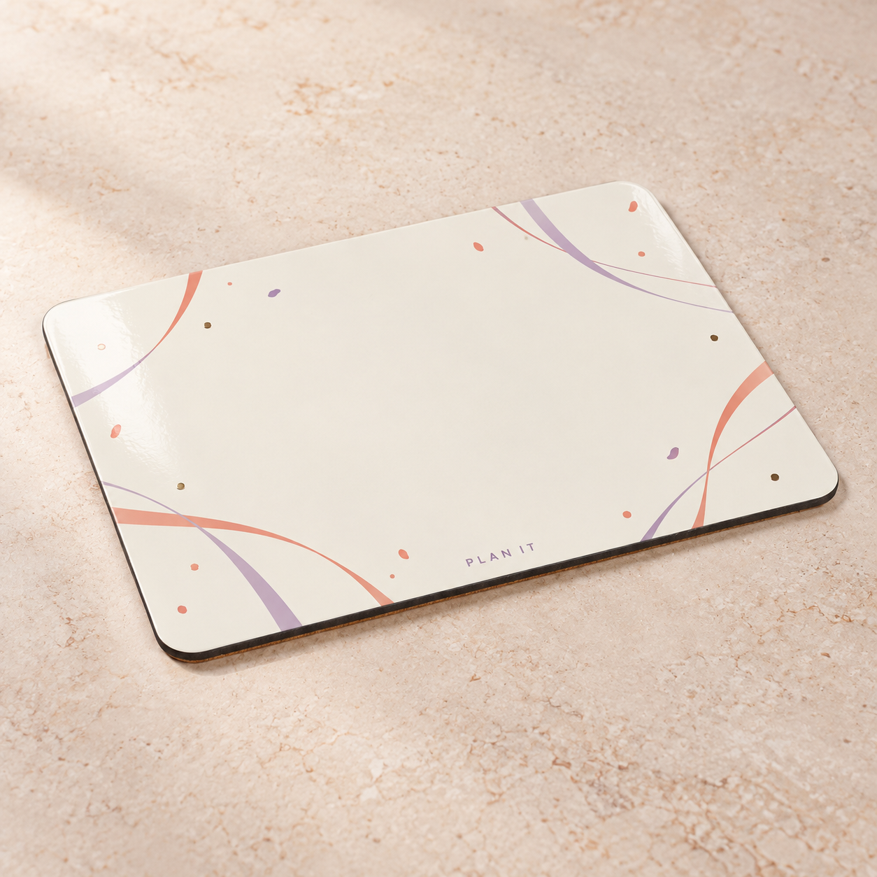 Wooden Cork-Backed Placemat — Single — Primary view