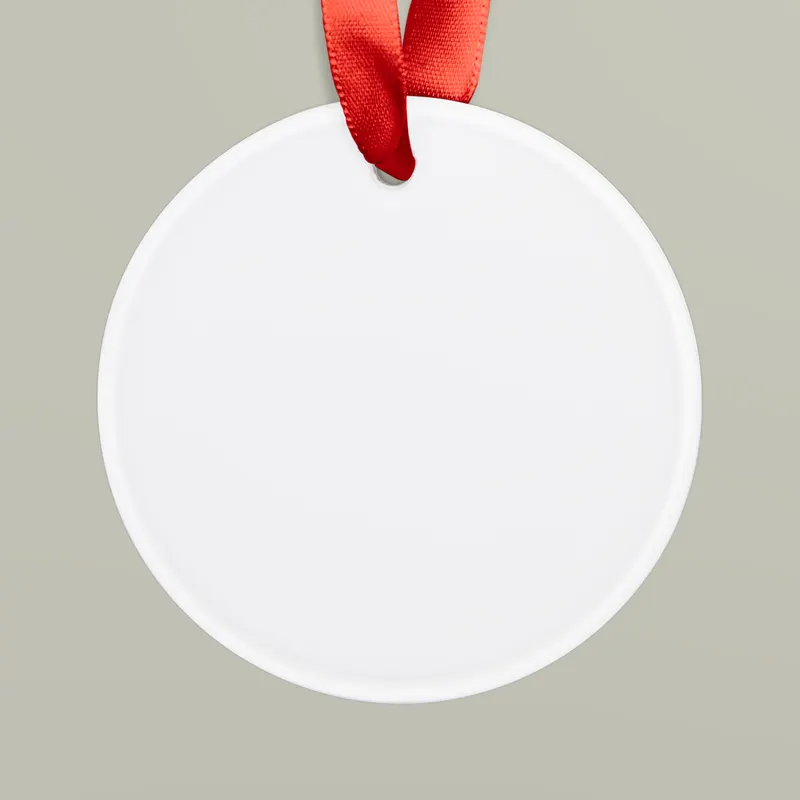 Acrylic Ornament with Ribbon — Primary view