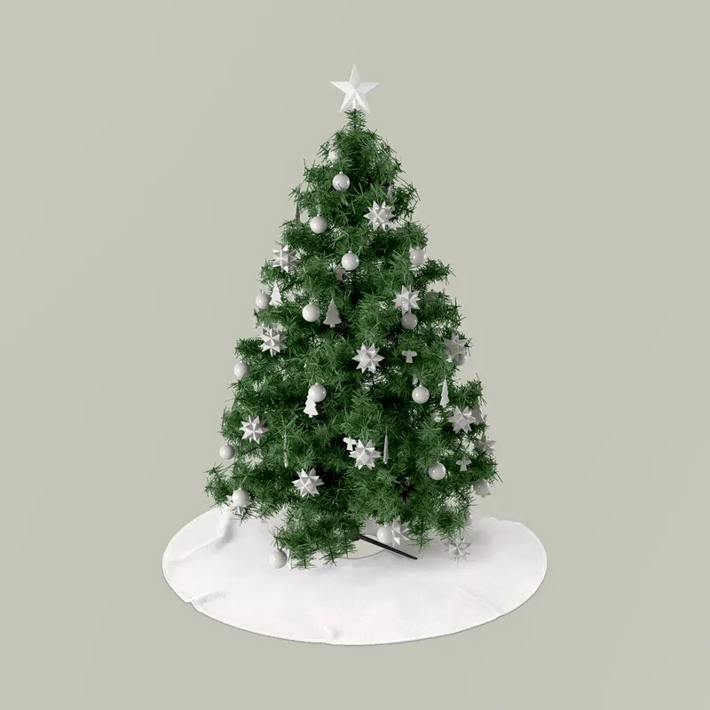Printed Christmas Tree Skirt — Primary view